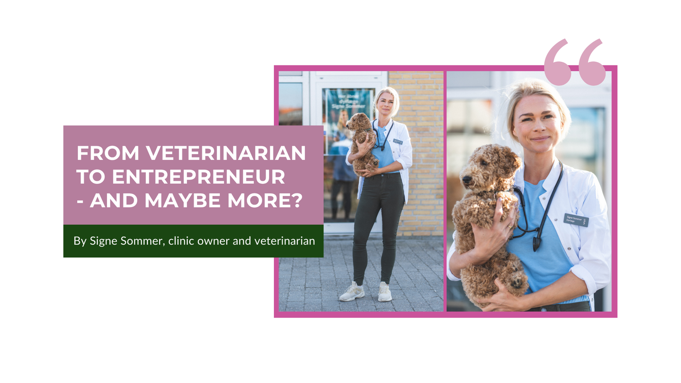 From veterinarian to entrepreneur, by Signe Sommer