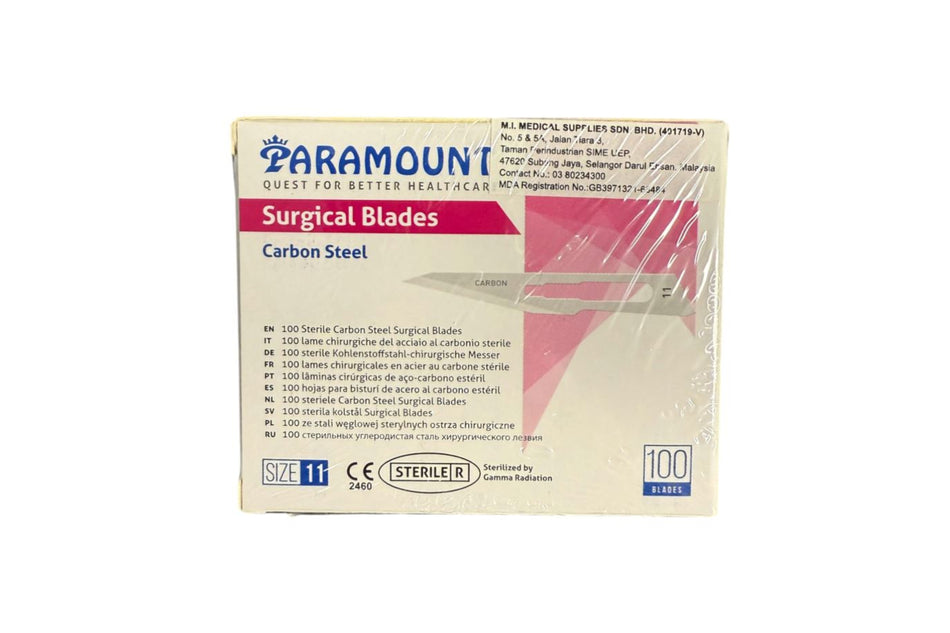 Scalpel blades no. 11, pack of 100 pcs.