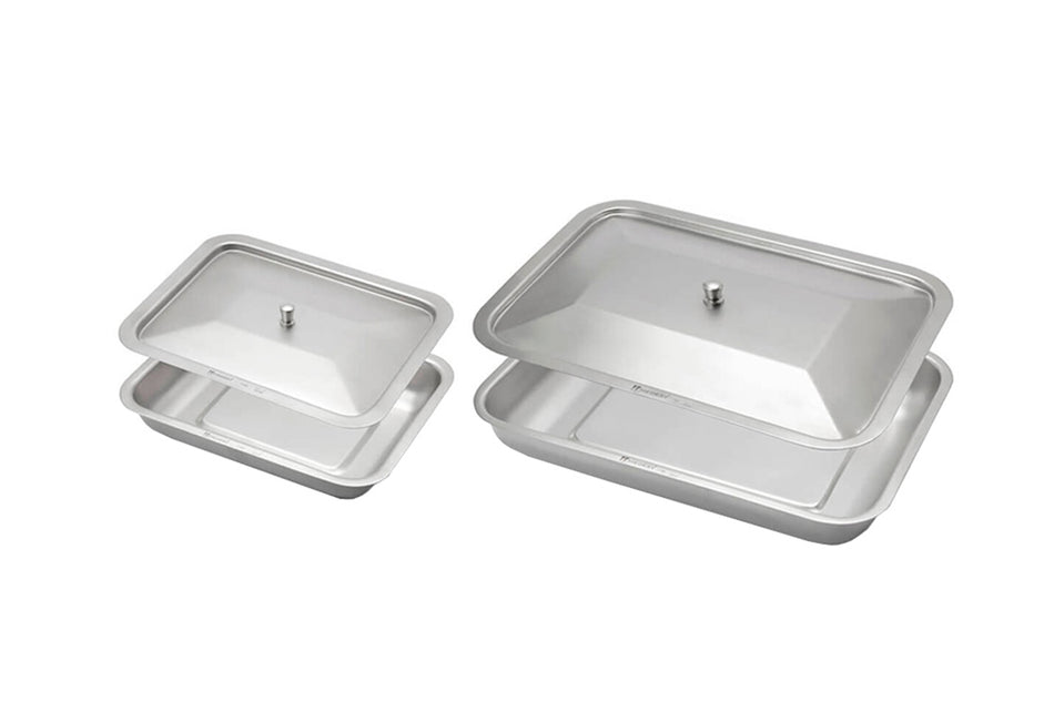 Steel vessel with lid