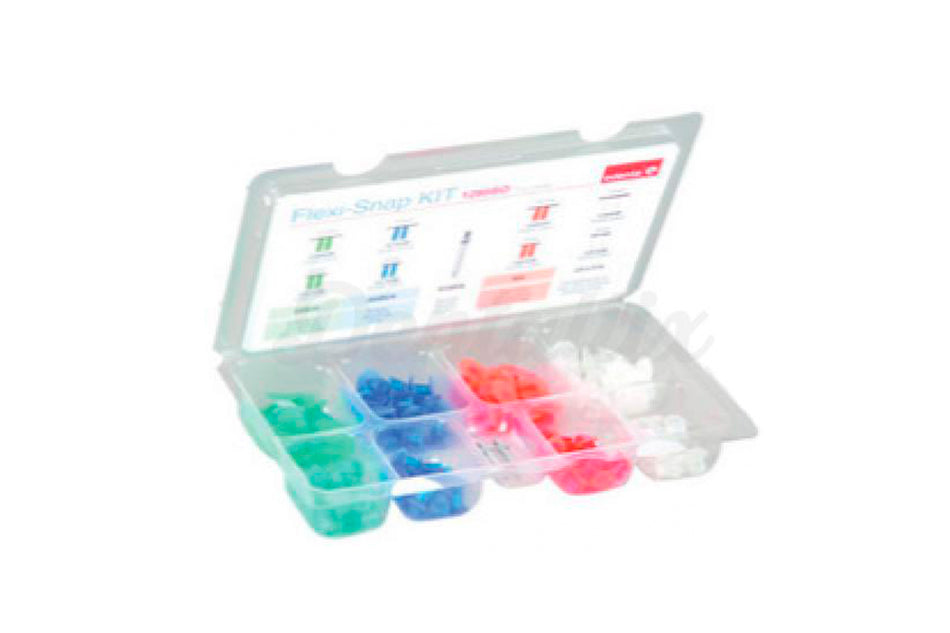Flexi-snap assortment, pack of 160 pcs