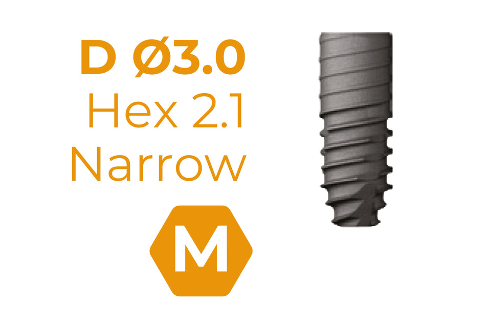 TSIII SA 3 mm Hex 2.1 Mini – Narrow