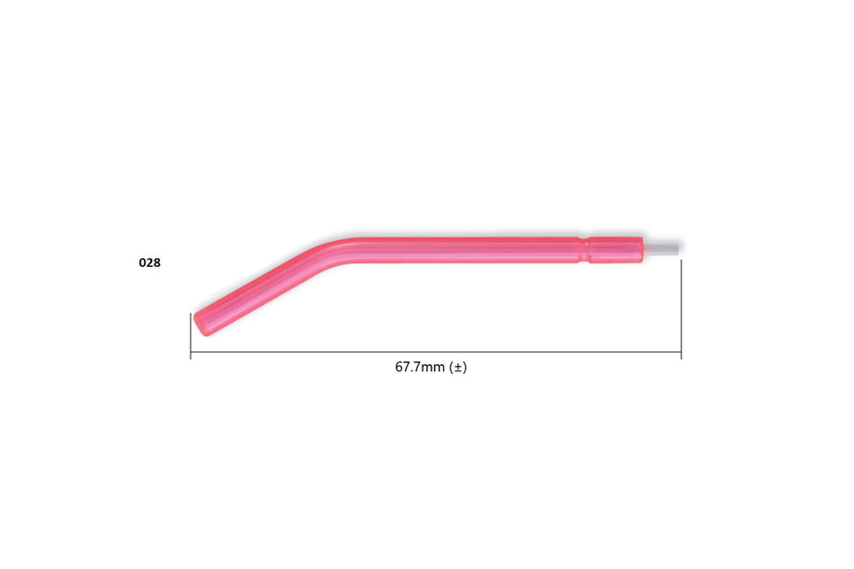 Three-function syringe tips short, Pack of 250 pcs.