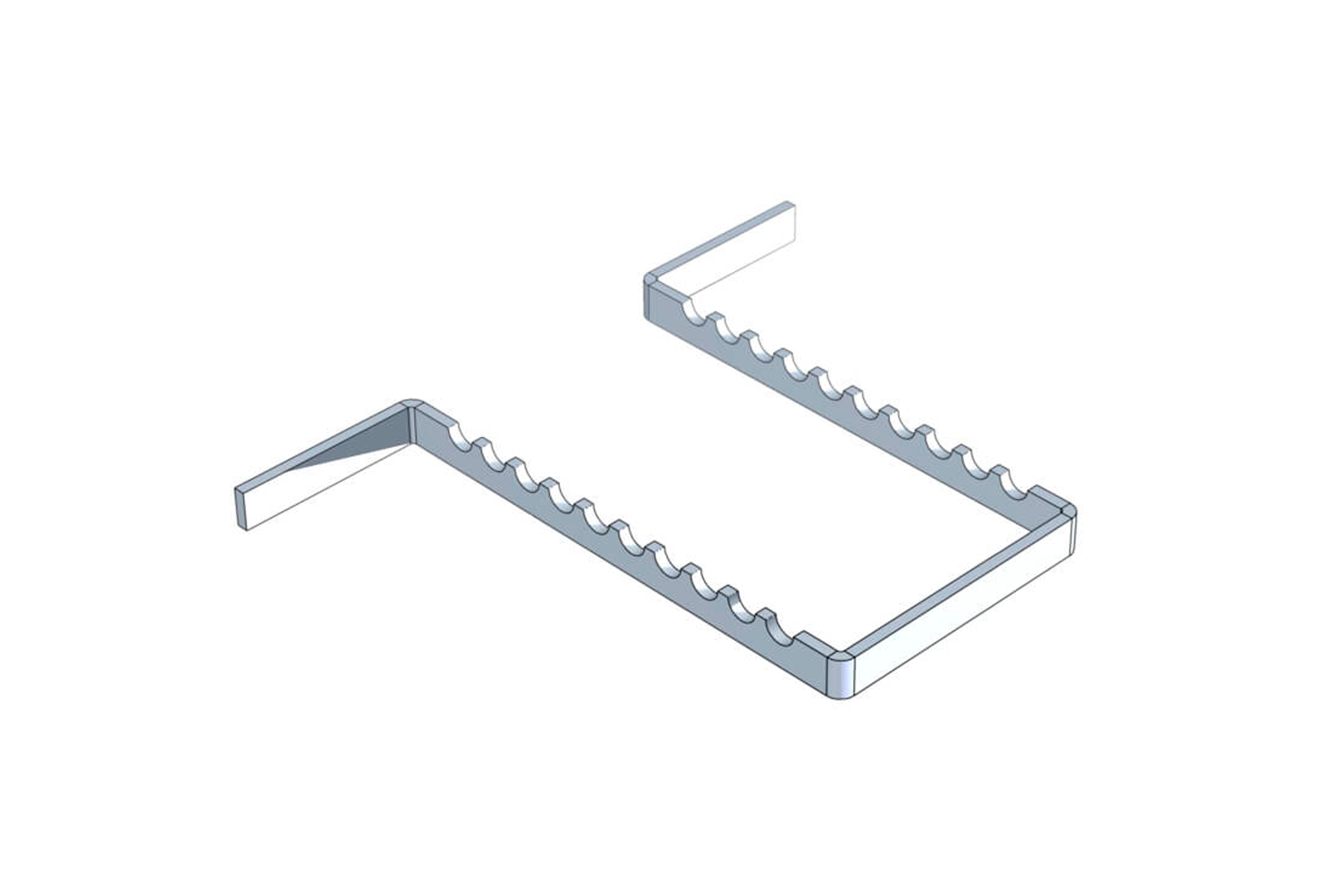 Aluminum Instrument insert 18 x 14 cm – Weesgaard Dental.com