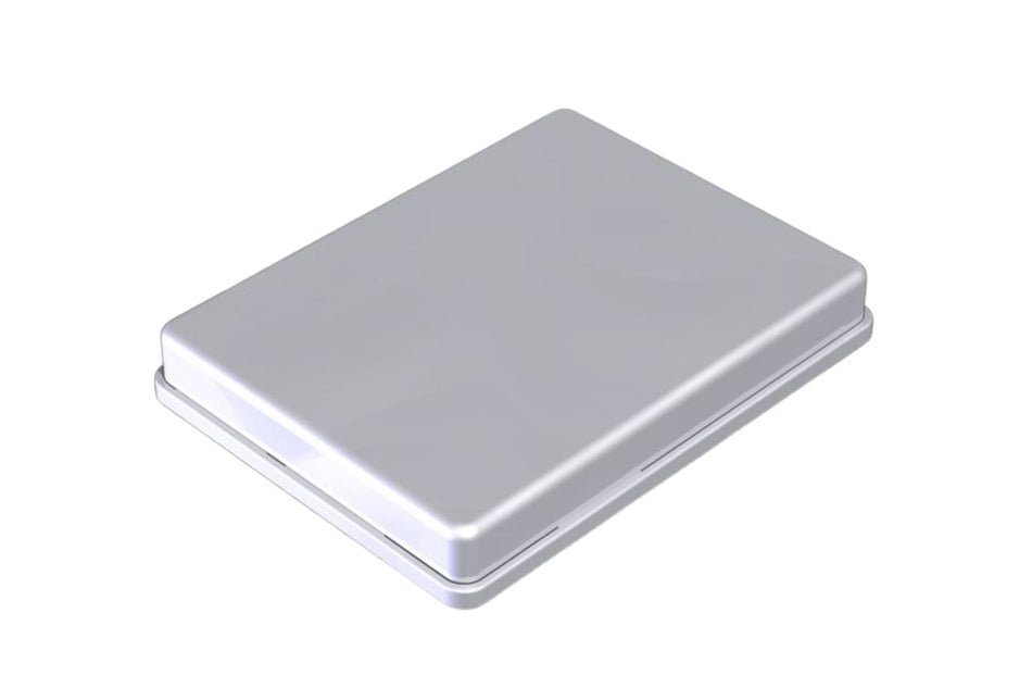 Steel cassette lid without holes 18 x 14 cm