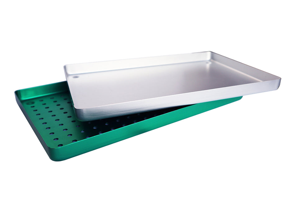 Aluminum cassette base 28 x 18 cm (choose with/without holes)