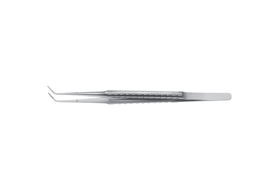 Micro forceps anatomical Cooley curved 18 cm