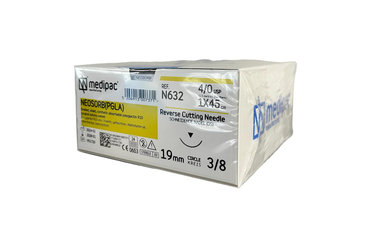 Neosorb Loop Neosorb (similar to Vicryl ordinary) - Absorbable, pack of 24 pcs ...