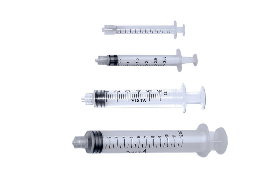 Non-sterile syringes with Luer Lock, pack of 100 pcs.