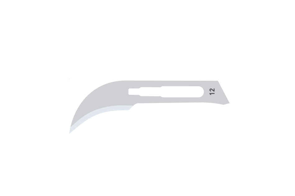 Scalpel blades no. 12, pack of 100 pcs.