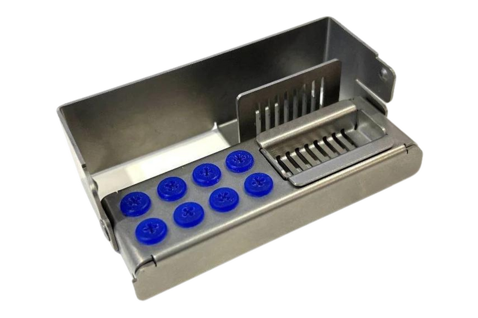 Plug-in Plus with basin for used burs, 8 FG/CA