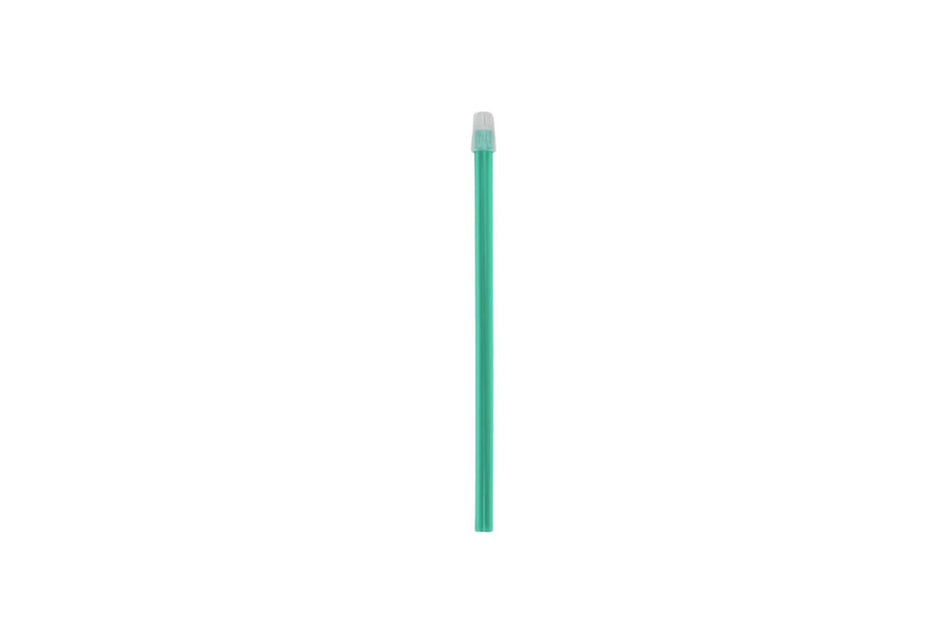 Transparent green saliva suction. Pack of 100 pcs.