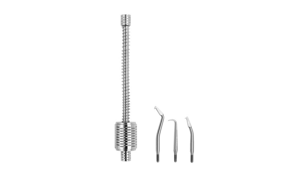 Crown remover cylinder with spring with weight disc