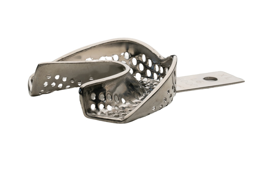 Impression tray with retention edge