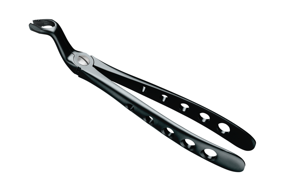 Extraction forceps with diamond-coated jaws (8. + 8)