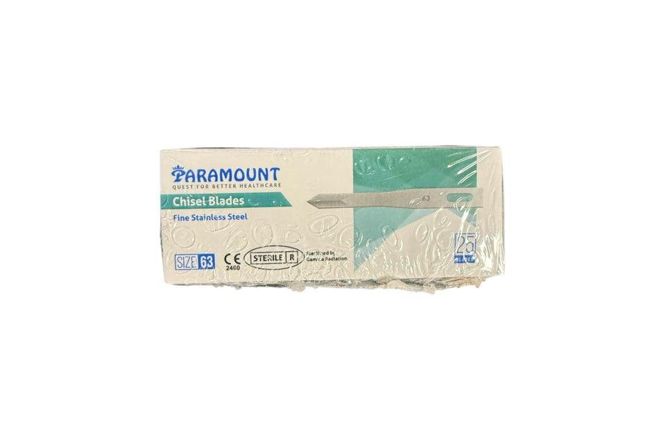 Micro scalpel blades no. 63, pack of 25 pcs.