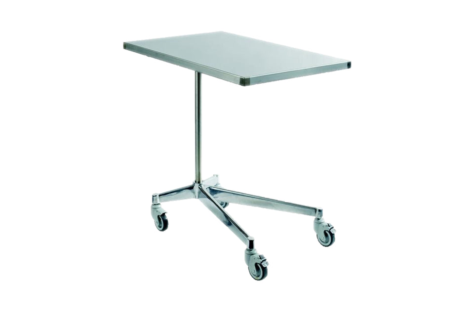 Mayo trolley, with swiveling shelf