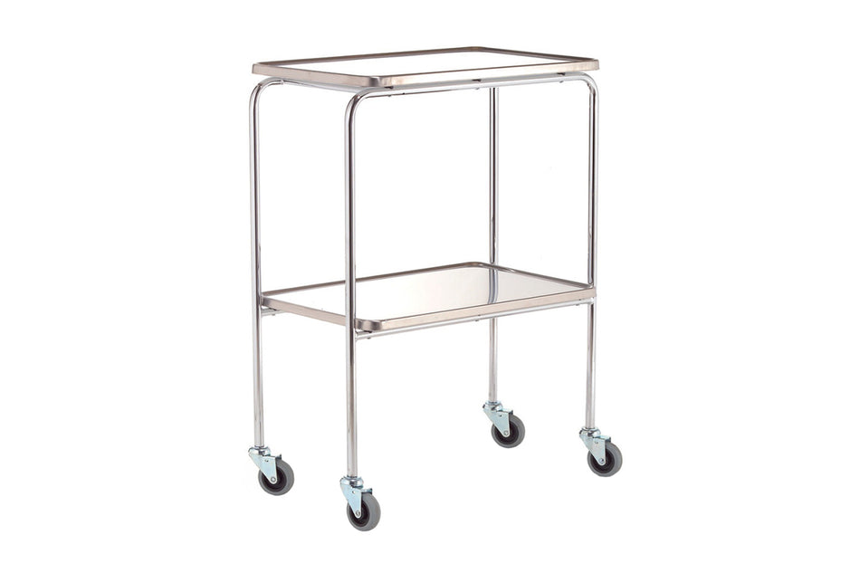 Classic trolley with 2 shelves