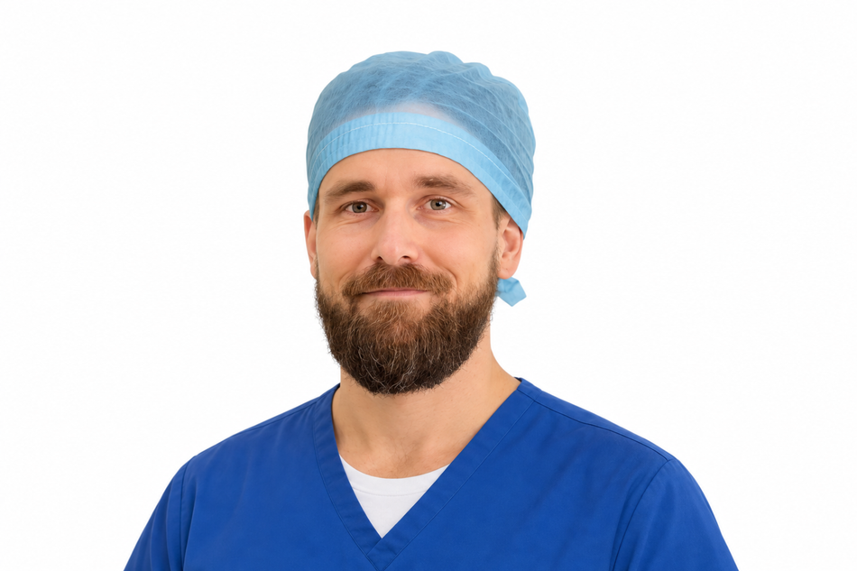 Surgical Cap with Ties, Pack of 100