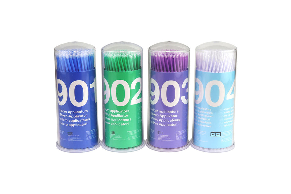 Jeanette micro brushes, pack of 4 x 100 pcs