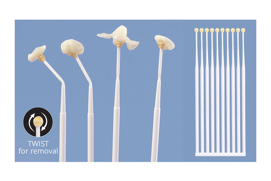 Applicators with adhesive, pack of 50 pcs.