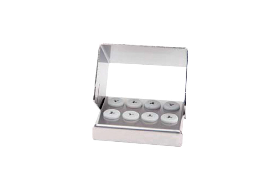 Stainless steel burholder, 8 FG/CA