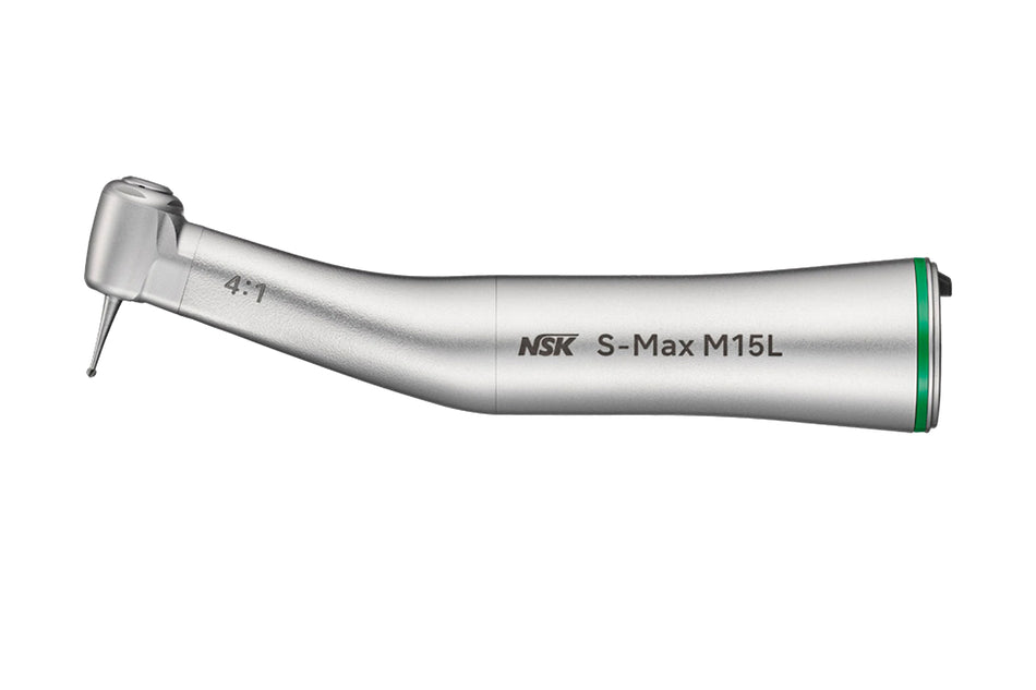 M15L contra angle (reduction) with green ring.
