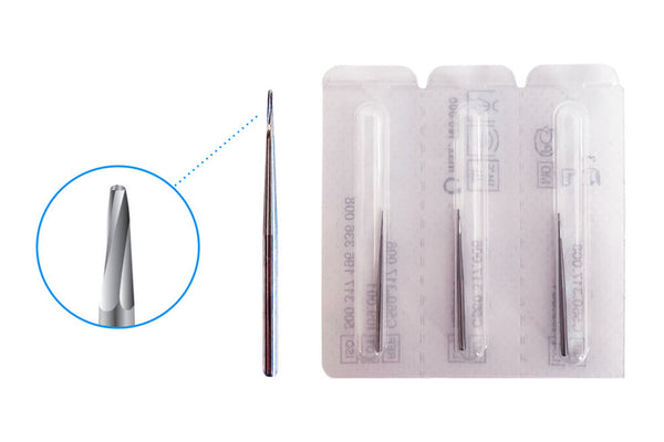 MortenVetDentist root tip drill for FG, pack of 3 pcs