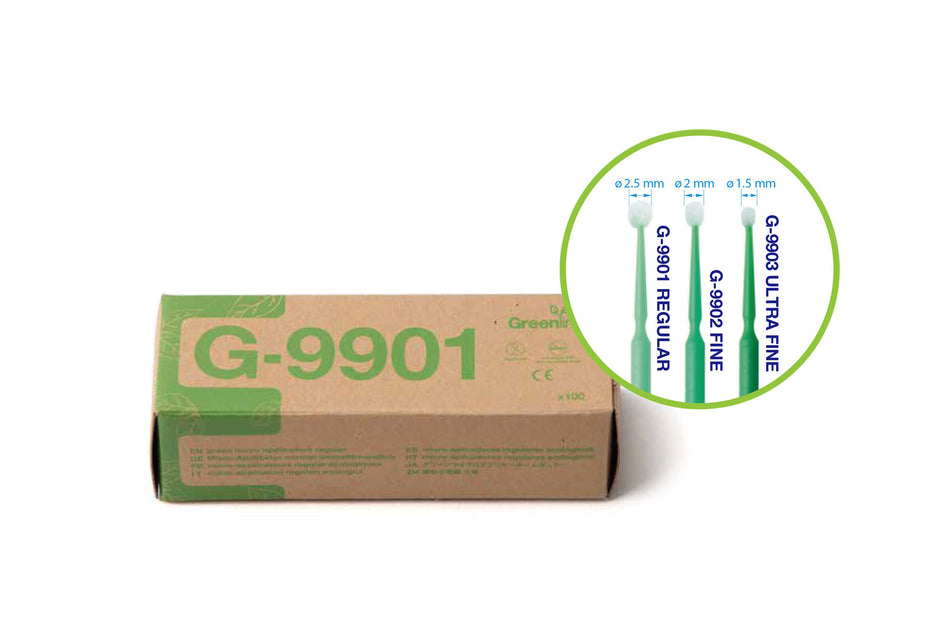 Greenline micro brushes. Pack of 100 pcs