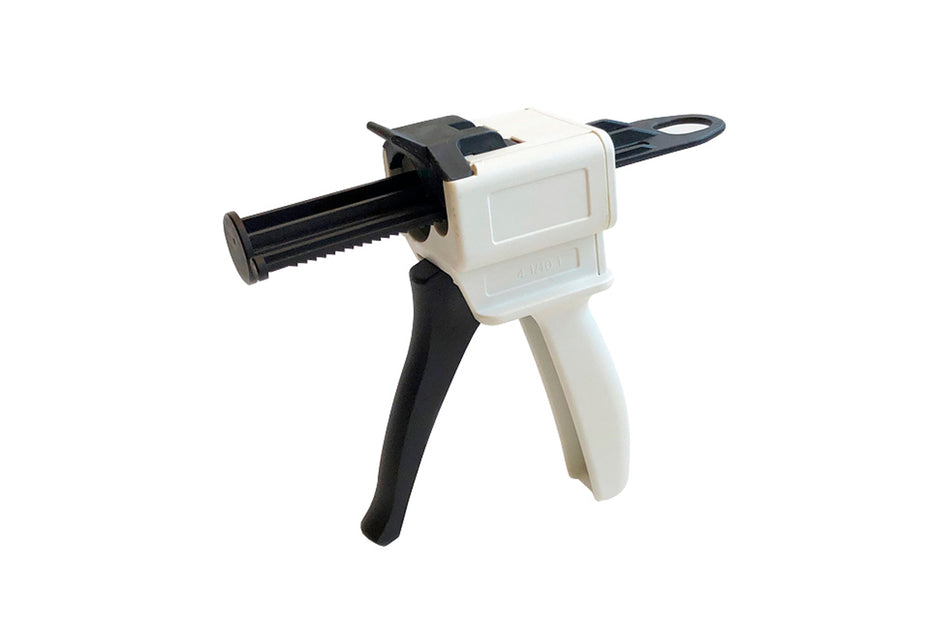 Mixing gun for impression materials