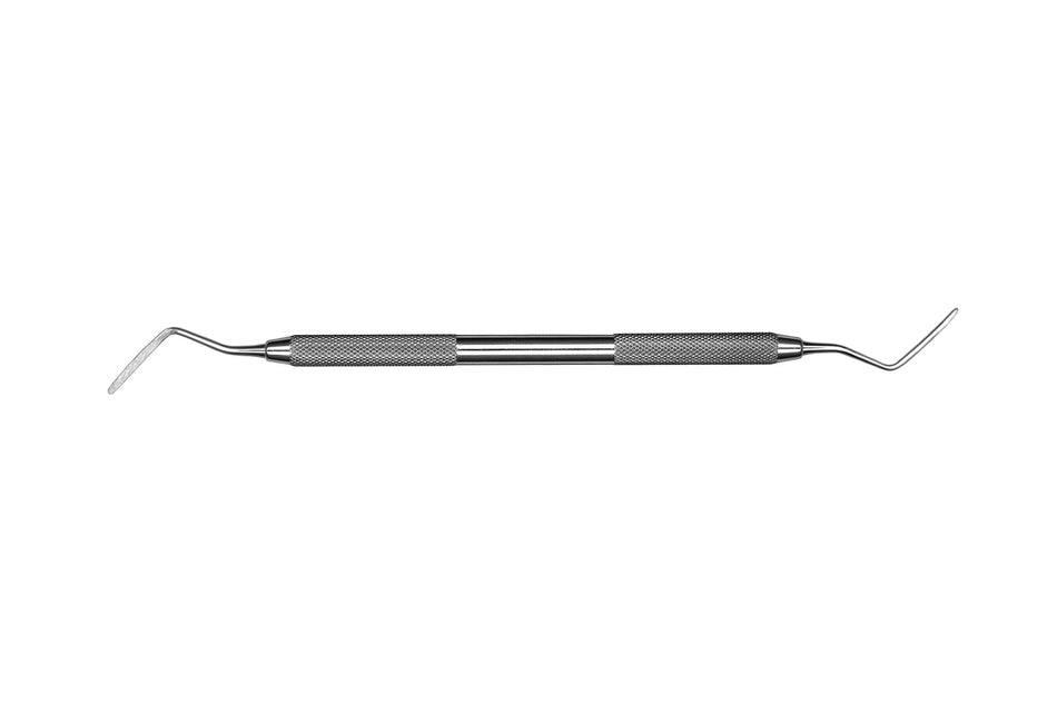 Glick2 double ended excavator designed for soft tissue curette for periodontal surgery and mucosal curettage.