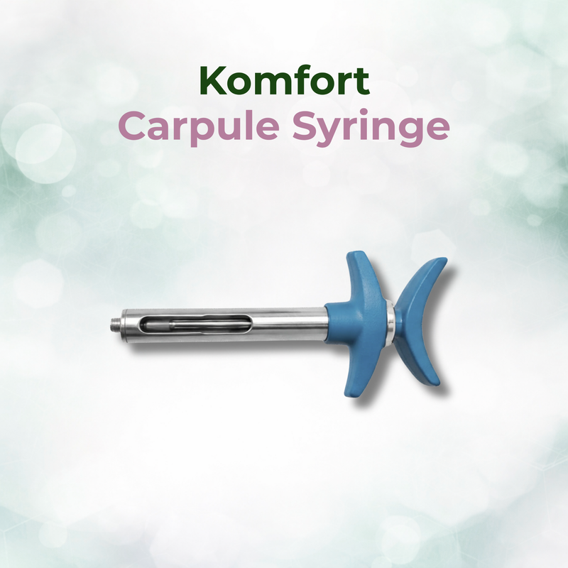 Komfort carpule syringe 1.8 ml blue