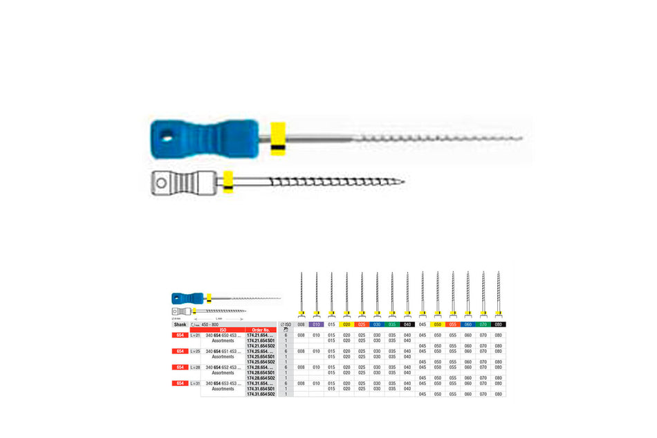 Hedstrøm hand file, pack of 6.