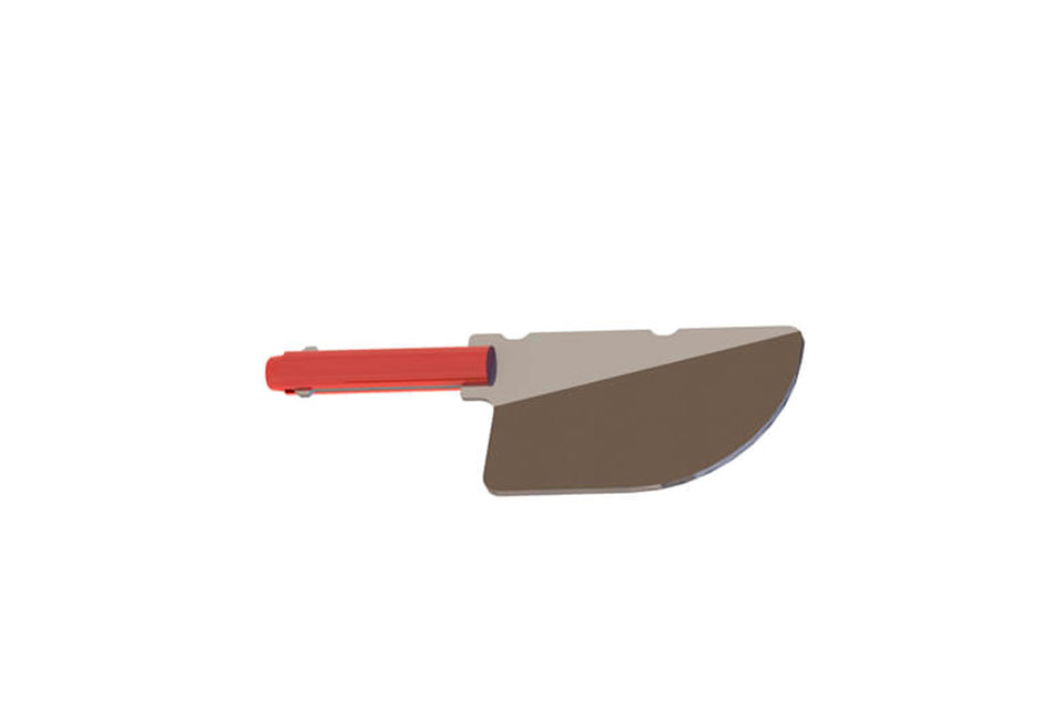 Double sided abrasive - red, pack of 2 pcs.