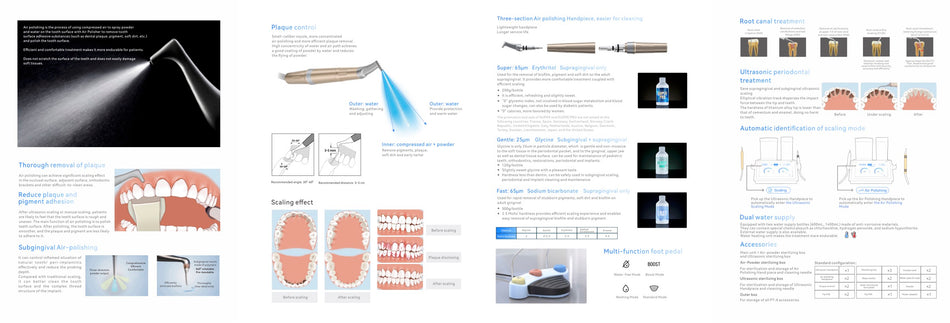 PTA Prophylaxis Center, powder cleaning and ultrasonic cleaner