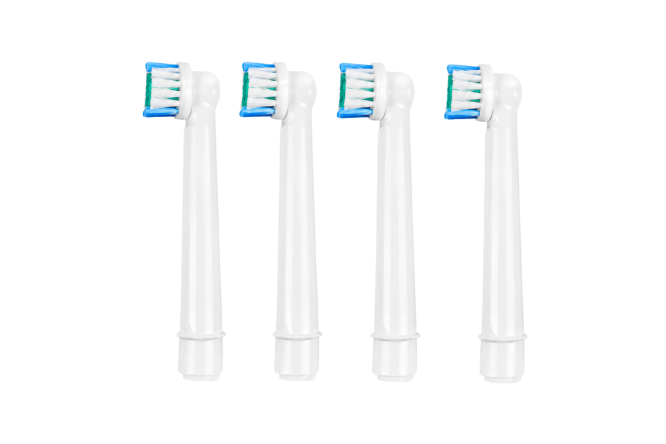 KOMFORT replacement toothbrush heads, pack of 4.