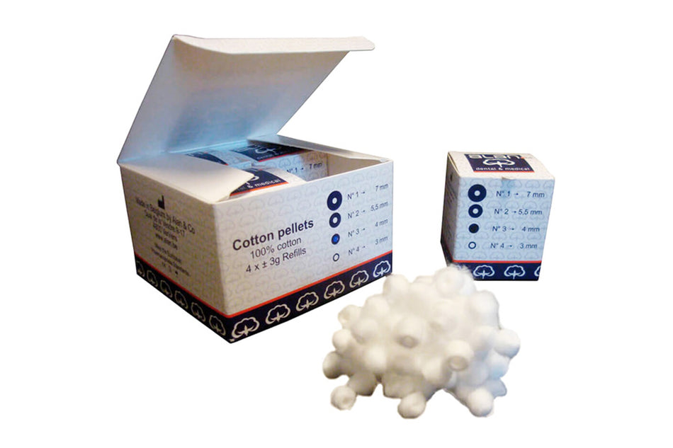 Cotton pellets, pack of 4x420 pcs.