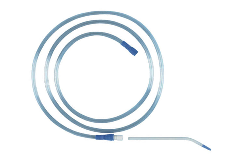 Sterile soft suction tube with suction tip, pack of 10 pcs.