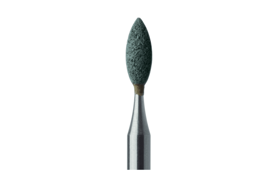 Green stone medium 666, pack of 5 pcs.