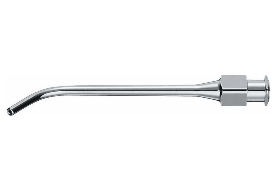 Steel needle for flushing