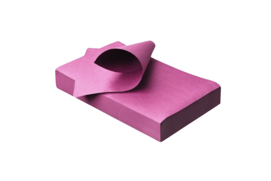 Pink tray and filter paper, for cassettes and Washtrays 18 x 28 cm
