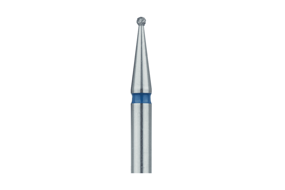 Extra long round diamond drills (25 mm), pack of 5. (FG lives)