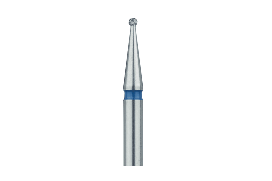 Extra long round diamond drills (25 mm), pack of 5. (FG lives)