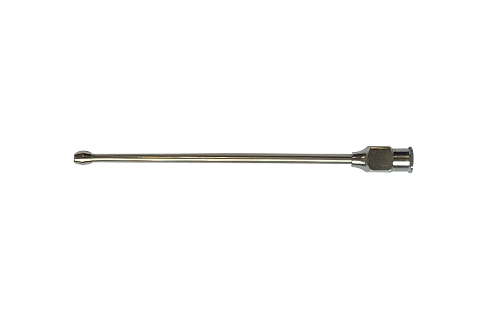 Steel needle for suction with olive