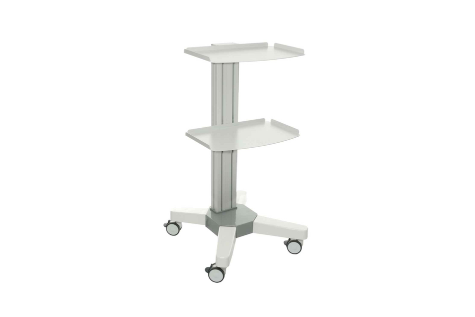 Trolley, powder-coated stainless steel
