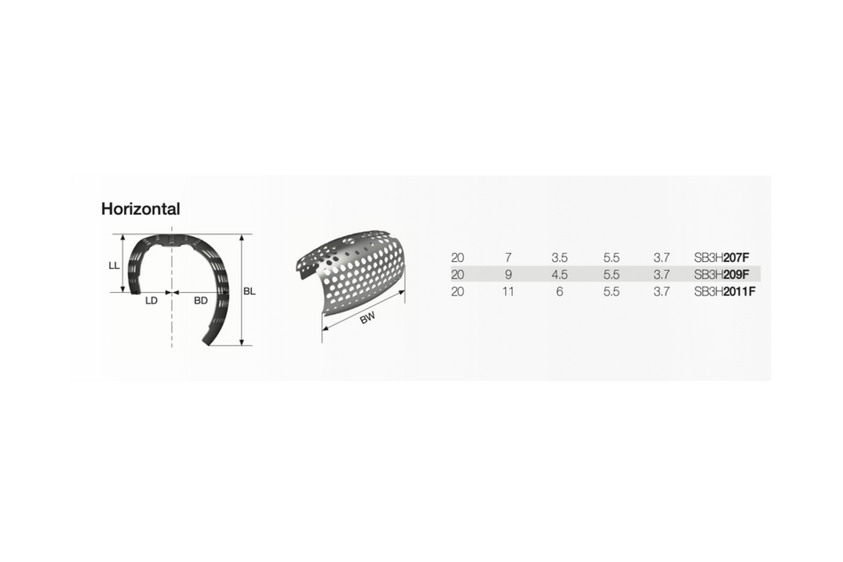 OssBuilder OB3, Jaw Builder horizontal 20 mm