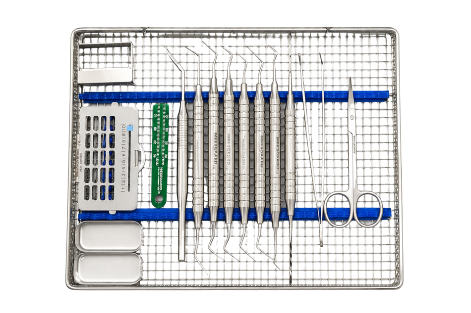 KOMFORT Endodontic Instrument Set in WashTray